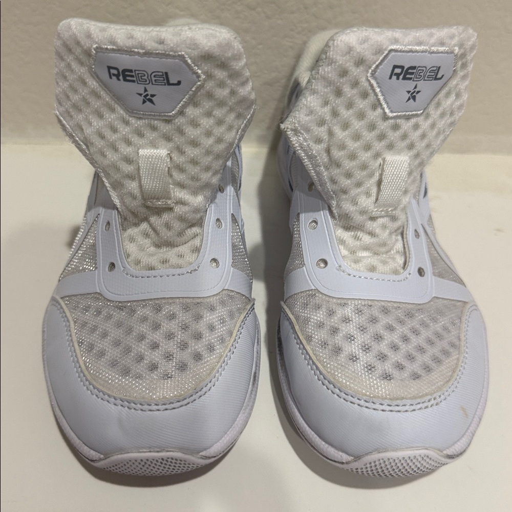 Rebel White and Gray Sneakers